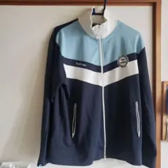 ジップアップジャケット ネイビー/ライトブルー【60】