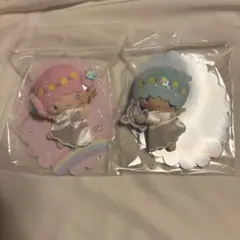 リトルツインスターズ キキララ　ぬいぐるみブローチ　セット