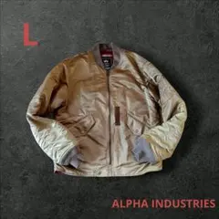 希少デザインカラー✦アルファインダストリーズ MA-1ジャケット フライト L