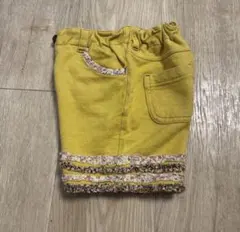 Branshes ブランシェス　ショートパンツ　ハーフパンツ　黄色　95cm