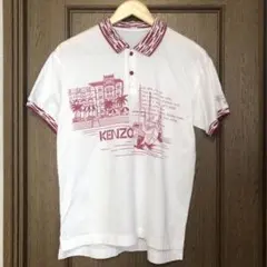 日本製 KENZO paris GOLF 半袖 ポロシャツ 刺繍のサムネイル
