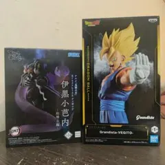 鬼滅の刃 伊黒小芭内 & ドラゴンボール ベジット フィギュアセットのサムネイル
