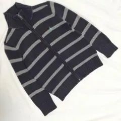 ポロラルフローレン　ジップニットパーカー　キッズ　ジュニア　刺繍　羽織り　防寒