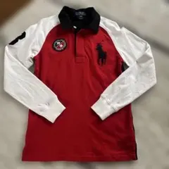 Ralph Lauren ポロシャツ レッド　ラガーポロ　150