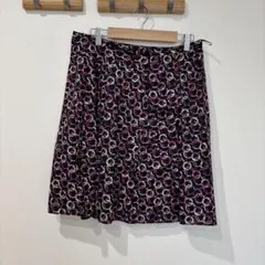 ポールスミスPaulSmithブラックレーベル膝丈フレアスカート42美品のサムネイル