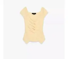 ZARA ギャザーニットトップス