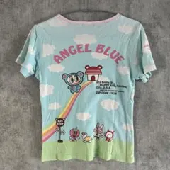 ANGEL BLUE 半袖Tシャツ 雲柄　平成当時の品のサムネイル
