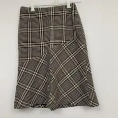 Coup de Chance チェック柄 フレアスカート 38