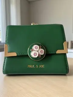 PAUL & JOE グリーン 三つ折り財布訳ありのサムネイル