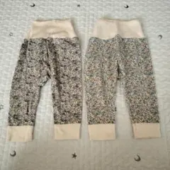 バースデイ テータテート 花柄 パンツ パジャマ 腹巻き 80