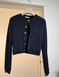 【MACPHEE】ケーブルニット カーディガン