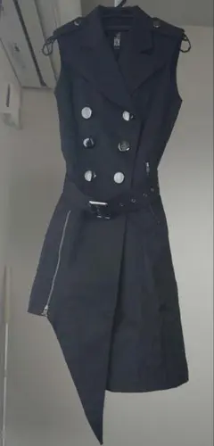 BLACK PEACE NOW 2WAY 燕尾ロングベスト 黒 M - メルカリ