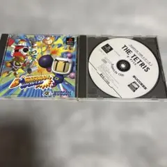 PS1 ボンバーマンワールド THEテトリス 2本セット プレステ 動作未確認