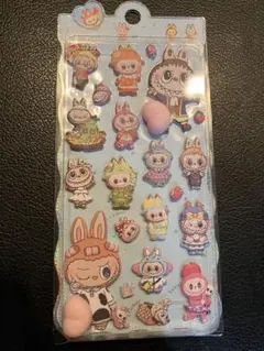 ラブブ風　お尻シール　 アニメキャラクター ステッカーセット WDD-02