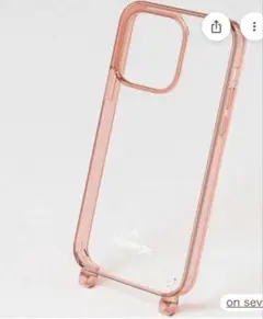 Topologie iPhone 15 Pro用ケース　ブラッシュピンク