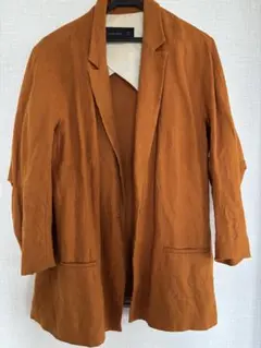 ZARA BASIC テーラードジャケット オレンジ