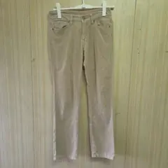UNIQLO ベージュ コーデュロイ カジュアルパンツ