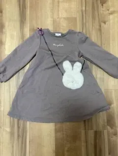 エニィファム　うさぎ　ポケット　ワンピース