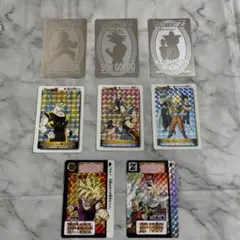 【当時物・希少】ドラゴンボール カードダス8枚セット 孫悟空(キラ)/ベジータ他