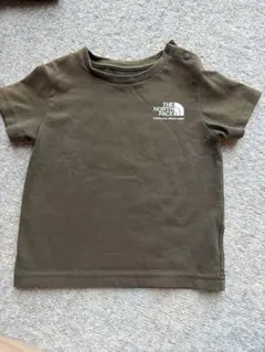 ザ・ノース・フェイス ベビー 半袖Tシャツ 90 カーキ ロゴ