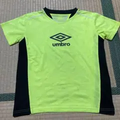 UMBRO アンブロ プラクティスシャツ 半袖 蛍光イエロー　150