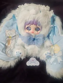 Yalli kokono 800% ぬいぐるみ アイマスク付き 白うさぎ - メルカリ