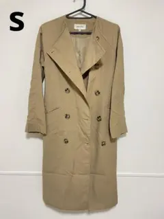 グローバルワーク　トレンチコート　S ベージュのサムネイル