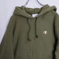 ル*ィ様 チャンピオン パーカー スウェット リバースウィーブ カーキ メンズ2