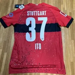 ジュビロ磐田　2018年ユニフォーム　伊藤洋輝　38番　サイン入り　Lサイズ ジュビロ磐田 2018年ユニフォーム 伊藤洋輝 38番 サイン入り L