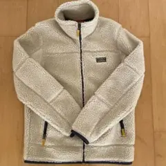 L.L.Bean フリースジャケット SM-REGクリーム色