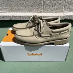 Timberland ベージュ デッキシューズ　3eye 27cm
