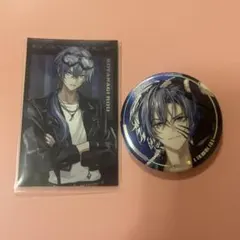 にじさんじ 小柳ロウ ぎゃうるふ 缶バッジ チェキ風カード