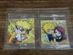 NARUTOシール　ウエハース 波風ミナト うずまきクシナ　セットのサムネイル