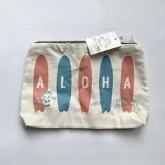 Happy Haleiwa ALOHA ポーチ ハワイ 未使用 タグ付