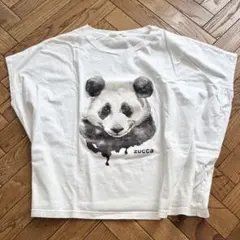zucca パンダプリント Tシャツ ホワイトのサムネイル