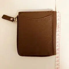 茶色　コインケース　お財布　正方形