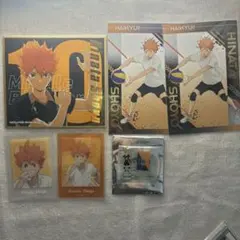 ハイキュー!! 日向翔陽　ポストカード カード アクリルスタンド 6点セット