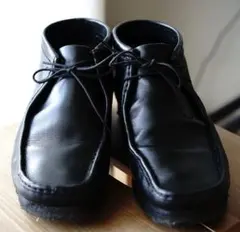 Clarks Originals ワラビー レザーブラック 27cm(UK9)