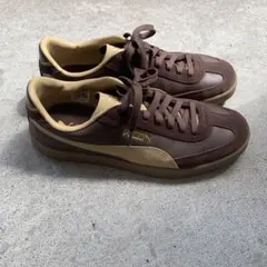 美品 PUMA《CLUB2 ERA》 ブラウン 27cm スニーカー