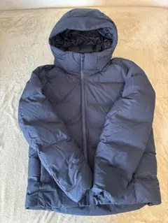 ※値下げ【美品】UNIQLO シームレスダウンパーカ ネイビー