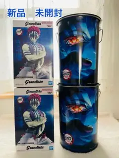 Grandista 鬼滅の刃 フィギュア 2体セット　猗窩座　BIG缶　2缶