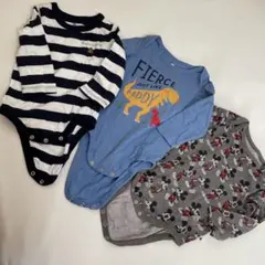 GAP 長袖ロンパース3点セット