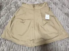 ベージュ キュロットスカート