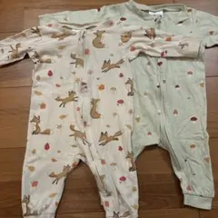 H&M ロンパース 62cm 3M 2枚セット