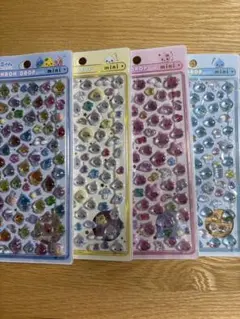 【正規品】しずくちゃんミニ　4種　コンプリート　ボンボンドロップシール