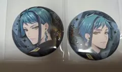 し*け様 ツイステ　ポップアップ　ブレイジングジュエル　缶バッジ 　ジェイド　フ