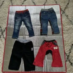 男の子用ロングパンツ 4本セット（サイズ90前後）