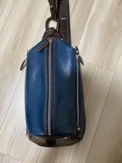 Kiefer neu ボディバッグ メンズ レザー ブルーのサムネイル