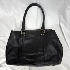 box21 レザーハンドバッグ トートバッグ 黒