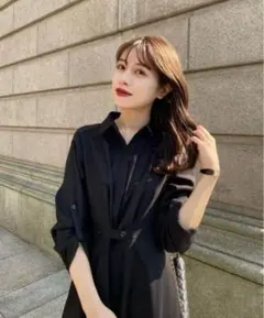 loin. ロワン 井川遥 ボリュームスリーブブラウス 36 ブラック 専用！ロワン井川遥 ボリュームスリーブブラウス36 - メルカリ